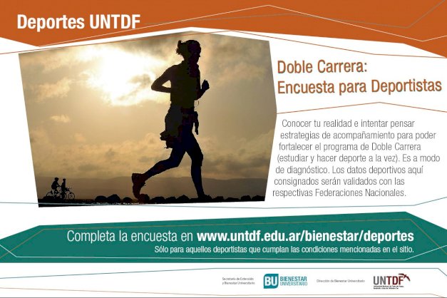 Bienestar UNTDF lanza una encuesta para estudiantes deportistas