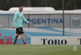 El plantel de Argentina entrenó en Ezeiza