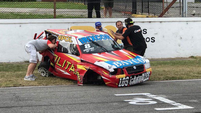 Fuerte accidente en autódromo de Buenos Aires