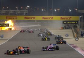 Grave accidente en la largada del  GP de Bahrein