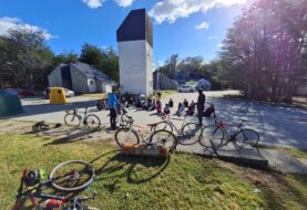Primera concentración de la Preselección Provincial de Ciclismo en Ushuaia