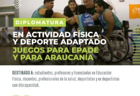 Se creó la Diplomatura sobre Actividad Física y Deporte Adaptado: Juegos PARAEPADE y PARA ARAUCANIA