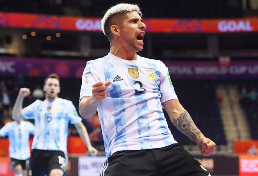 Argentina goleó a Paraguay y clasifica a cuartos de final del Mundial de futsal