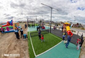 Río Grande inauguró un nuevo Playón Deportivo