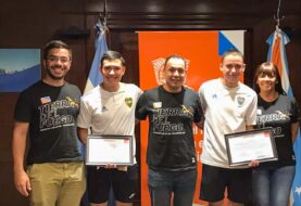 Distinguieron a Tomás Becco y Lautaro Yañez, deportistas incluidos en la Selección Argentina de Futsal sub18