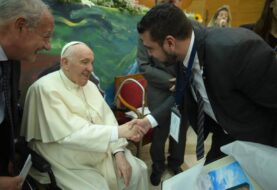 Vuoto participó del encuentro de Scholas Occurrentes junto al papa Francisco
