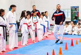 Se realizó la clínica de taekwondo con los hermanos Crismanich