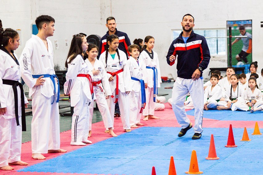 Se realizó la clínica de taekwondo con los hermanos Crismanich