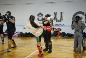 Las escuelas municipales de kickboxing realizaron una capacitación solidaria